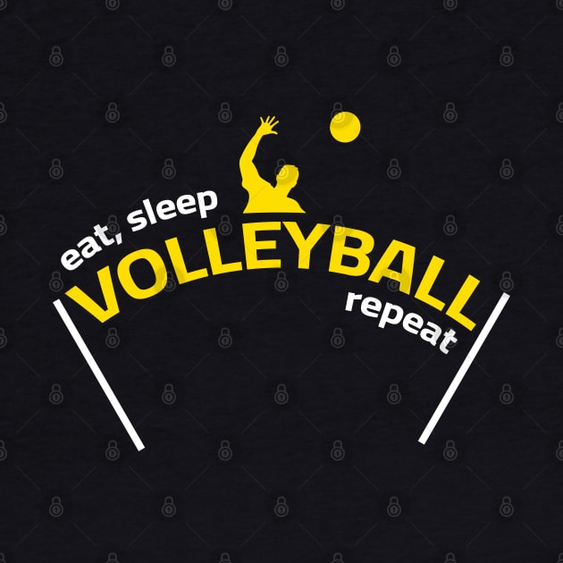 Eat Sleep Volleyball Repeat by PaulJus